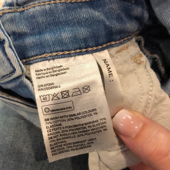 Kids H&M light denim overalls - Picture 8 of 8
